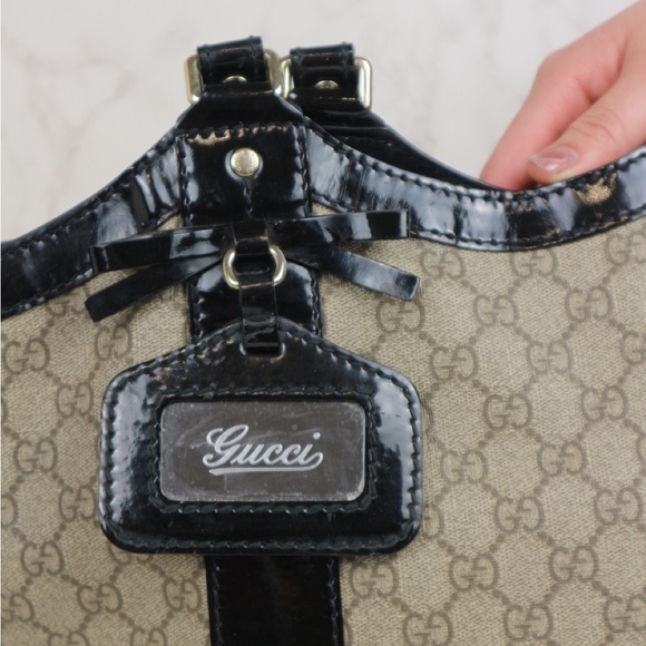 Gucci Tote Black and Tan Women's Bag - Picture 16 of 16